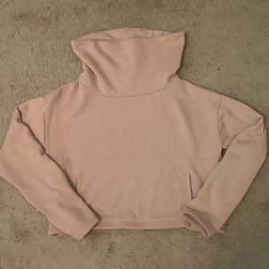 Forever 21 cropped turtleneck sweatshirt
